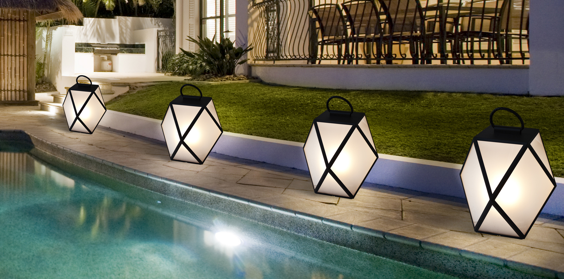 Contemporary store garden lights